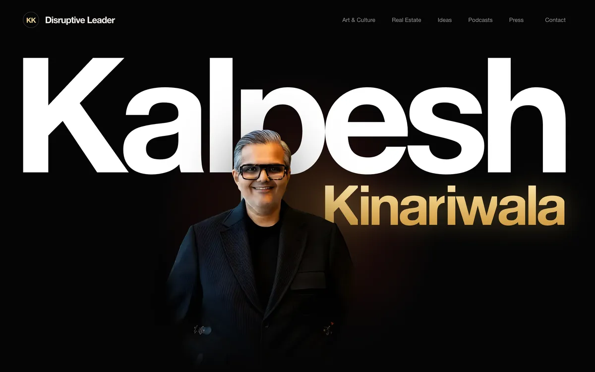 Kalpesh Kinariwala website